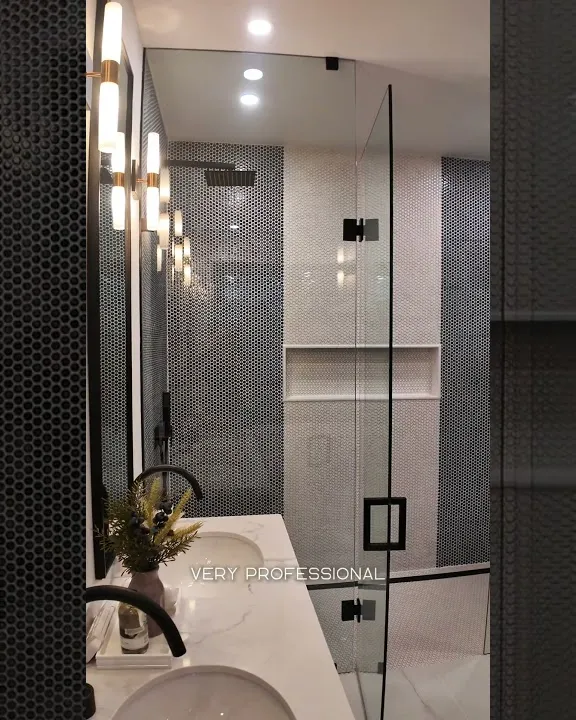 Mary's finished bathroom from her video testimonial